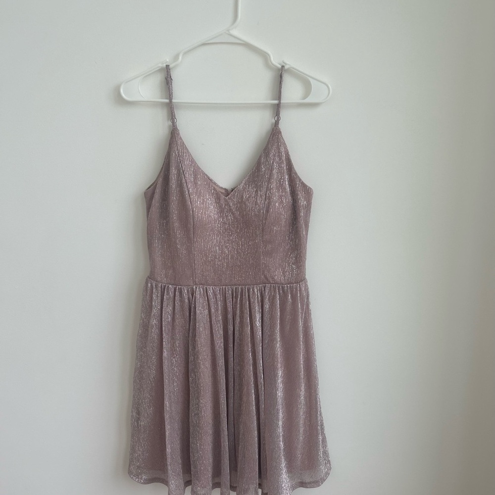 Pink Shimmery Dress